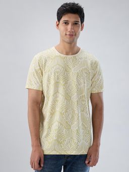 Spykar - Green Printed Regular Fit T-shirt