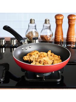 VINOD - Zest NonStick Fry Pan 26 cm Induction Friendly Red