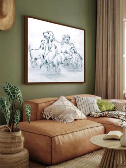 The Art House - Abstract Painting (30X40 Inches)