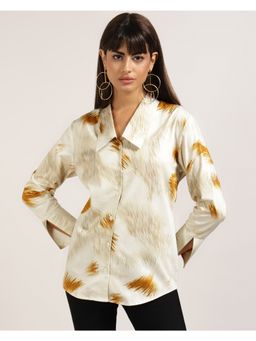 Loudless - Kiarleo Printed Shirt - Cream