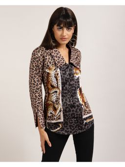 Loudless - Lazette Printed Shirt - Multi Color