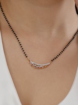 Mia by Tanishq - Sparkling Elegance Gold and Diamond Mangalsutra