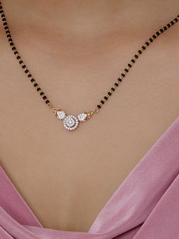 Mia by Tanishq - Elegant Charm Gold and Diamond Mangalsutra