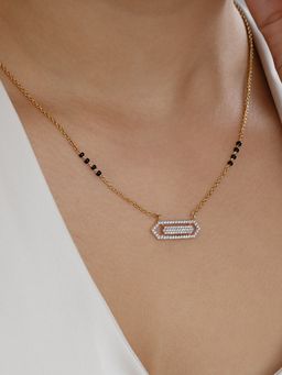 Mia by Tanishq - Modern Marvel Gold and Diamond Mangalsutra