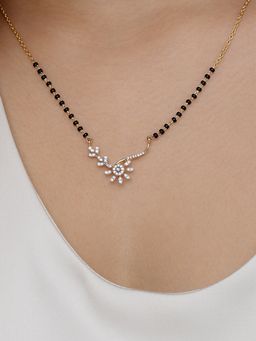 Mia by Tanishq - Floral Radiance Gold and Diamond Mangalsutra