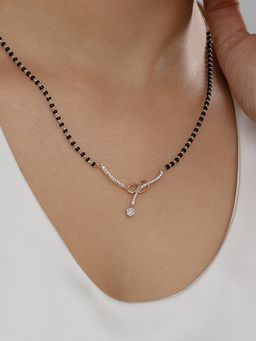 Mia by Tanishq - Timeless Knot Gold and Diamond Mangalsutra