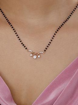 Mia by Tanishq - Twilight Swirls Gold and Diamond Mangalsutra