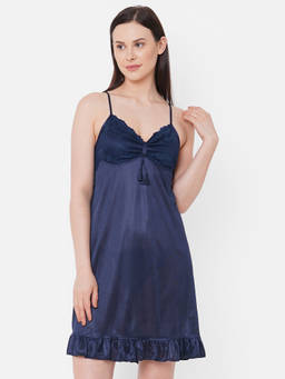 FashionRack - Women Comfort Babydoll - Navy Blue (Set of 2)