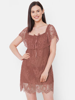 FashionRack - Women Comfort Babydoll - Brown (Set of 2)