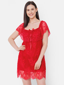 FashionRack - Women Comfort Babydoll - Red (Set of 2)