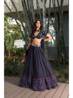 Rashika Sharma - Arshiya Blouse and Lehenga with Dupatta (Set of 3)