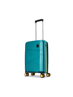 Skybags - Swirl Cyan Blue Cabin Hard Luggage Trolley Bag