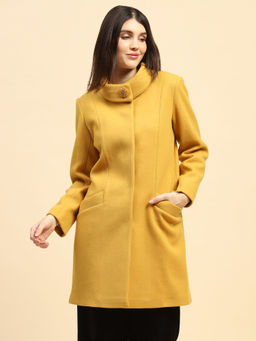 Global Republic - Women's Relaxed Fit Yellow Winter Coat