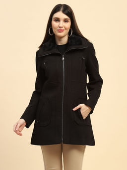 Global Republic - Women's Relaxed Fit Black Jacket
