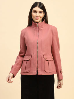 Global Republic - Women's Relaxed Fit Pink Jacket