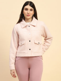 Global Republic - Women's Regular Fit Pink Jacket