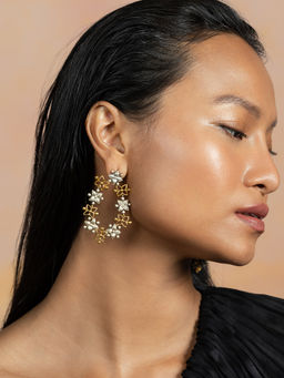 Shaya by CaratLane - Huvu Earrings in Dual Plated 925 Silver