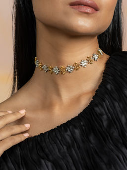 Shaya by CaratLane - 925 Silver Shaya by CaratLane Huvu Choker in Dual Plated