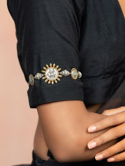 Shaya by CaratLane - Dampati Coin Arm Band in Dual Plated 925 Silver