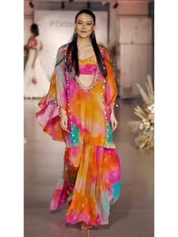 Basanti Kapde aur Koffee - The Abstract Printed Sunlit Kaftan