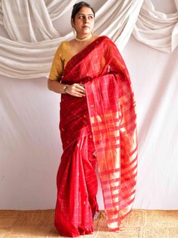 Sundarii - Raapti Maheshwari Handloom Silk Saree without Blouse