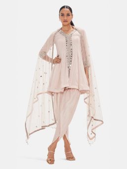 Basanti Kapde aur Koffee - The Stardust Haze Kurta with Dhoti and Dupatta