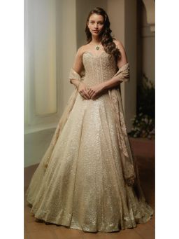 Basanti Kapde aur Koffee - Tripti Lehenga with Corset and Dupatta