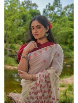 Sutra Art of Clothing - Abeer Wine South Cotton Plain Stitched Blouse