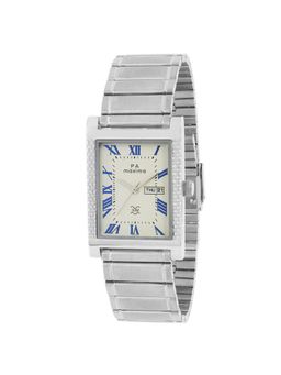PA Maxima - Men 22322CMGI White Dial Analog Watch (S)
