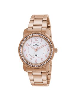 PA Maxima - Women 42992CMLR White Dial Analog Watch (S)