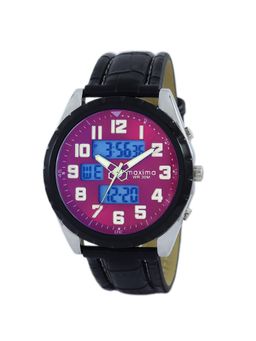 PA Maxima - Men 49130LAAN Pink Dial Analog-Digital Watch (L)
