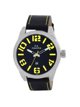 PA Maxima - Men 49351LAGI Black Dial Analog Watch (L)