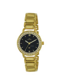 PA Maxima - Women 55441BMLY Black Dial Analog Watch (S)