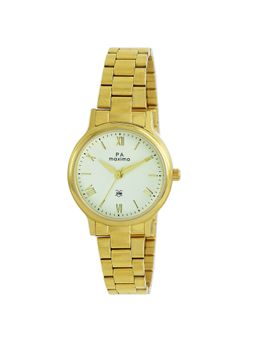 PA Maxima - Women 56100CMLY White Dial Analog Watch (S)