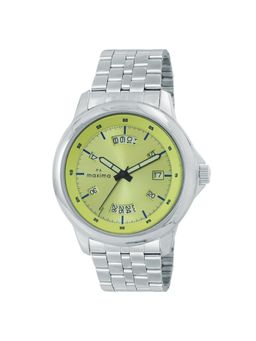 PA Maxima - Men 58591CMGI Gold Dial Analog Watch (L)