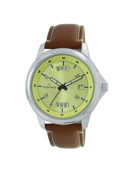 PA Maxima - Men 58591LMGI Gold Dial Analog Watch (L)