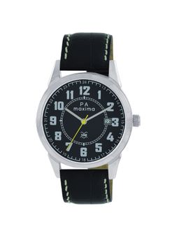PA Maxima - Men 60095LMGI Black Dial Analog Watch (M)