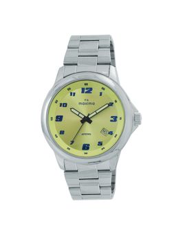 PA Maxima - Men 60741CMGI Gold Dial Analog Watch (L)