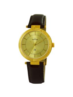 PA Maxima - Women 61980LMLY Gold Dial Analog Watch (M)