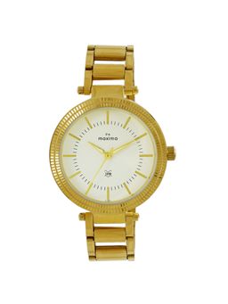 PA Maxima - Women 61981CMLY White Dial Analog Watch (M)