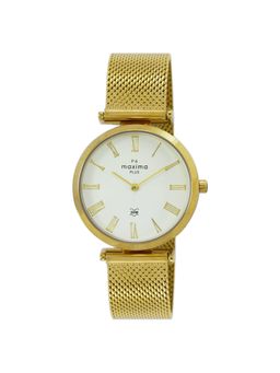PA Maxima - Women 62641CMLY White Dial Analog Watch (S)