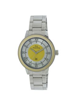 PA Maxima - Women 63280CMLI Yellow Dial Analog Watch (S)