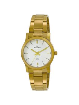PA Maxima - Women 63609CMLY White Dial Analog Watch (S)