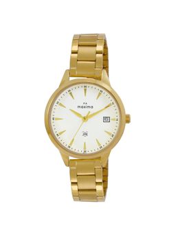 PA Maxima - Women 63711CMLY White Dial Analog Watch (M)