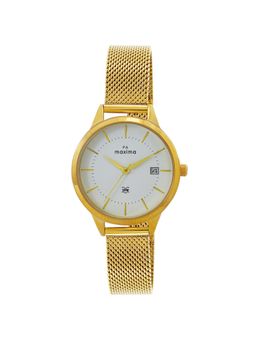 PA Maxima - Women 64081CMLY White Dial Analog Watch (M)