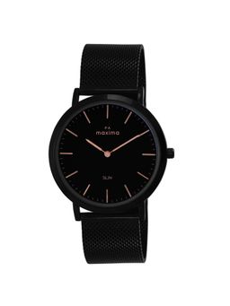 PA Maxima - Men 64340CMGB Black Dial Analog Watch (M)