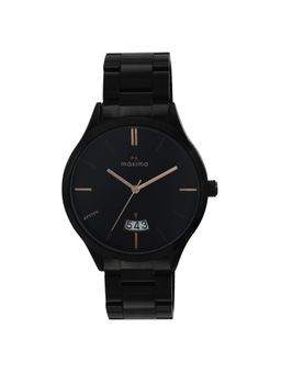 PA Maxima - Men 65340CMGB Black Dial Analog Watch (L)