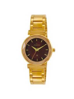 PA Maxima - Women 65821CMLY Brown Dial Analog Watch (S)