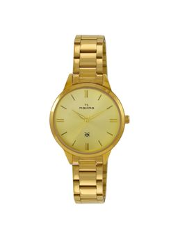 PA Maxima - Women 66080CMLY Gold Dial Analog Watch (M)