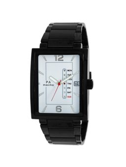 PA Maxima - Men 67800CMGB White Dial Analog Watch (M)